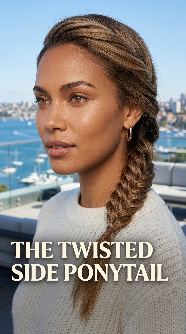The Twisted Side Ponytail