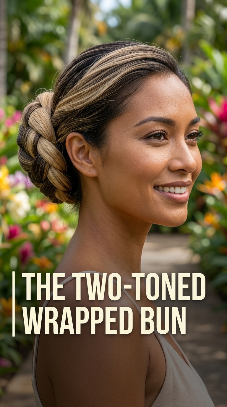 The Two-Toned Wrapped Bun