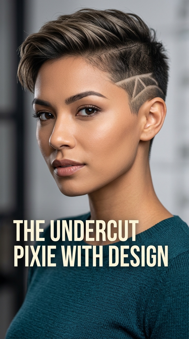 The Undercut Pixie with Design