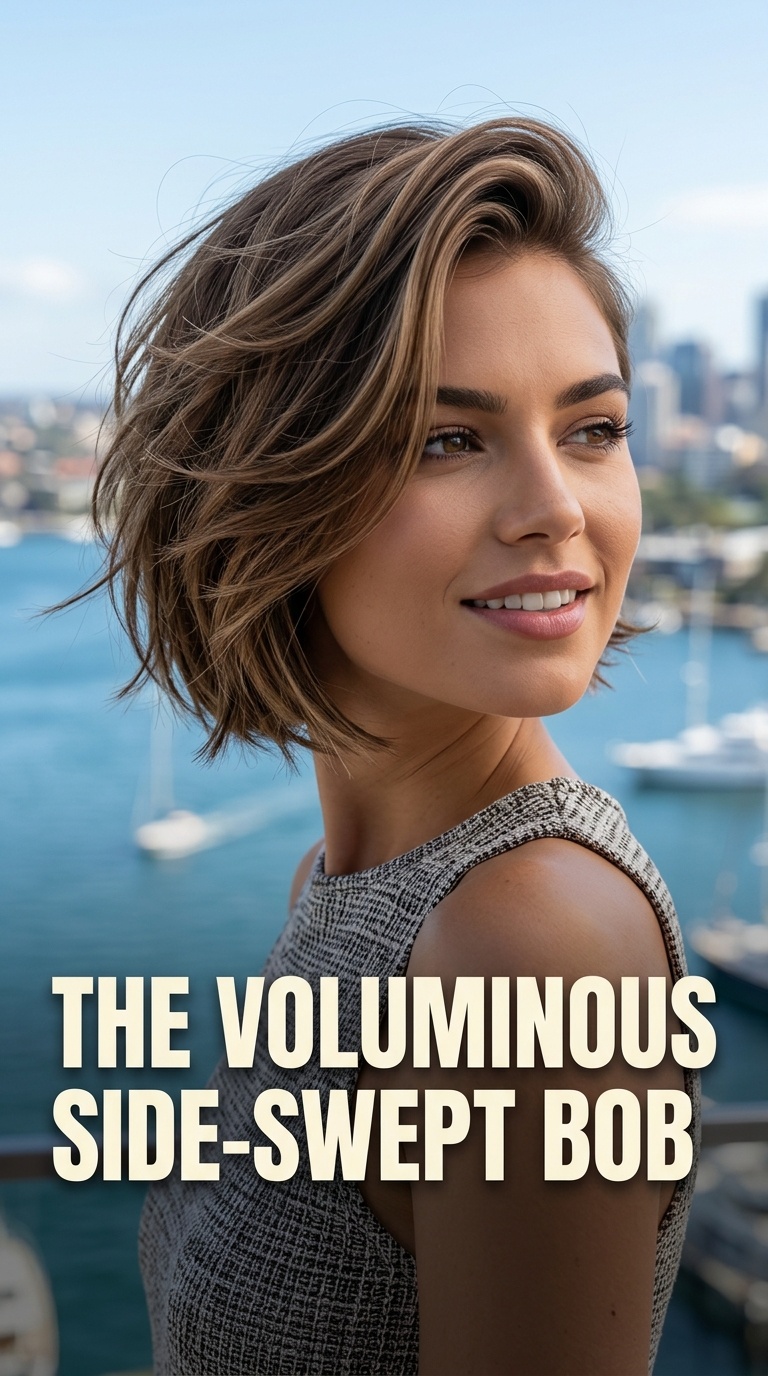 The Voluminous Side-Swept Bob