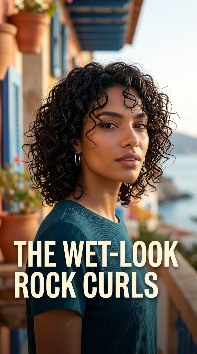 The Wet-Look Rock Curls
