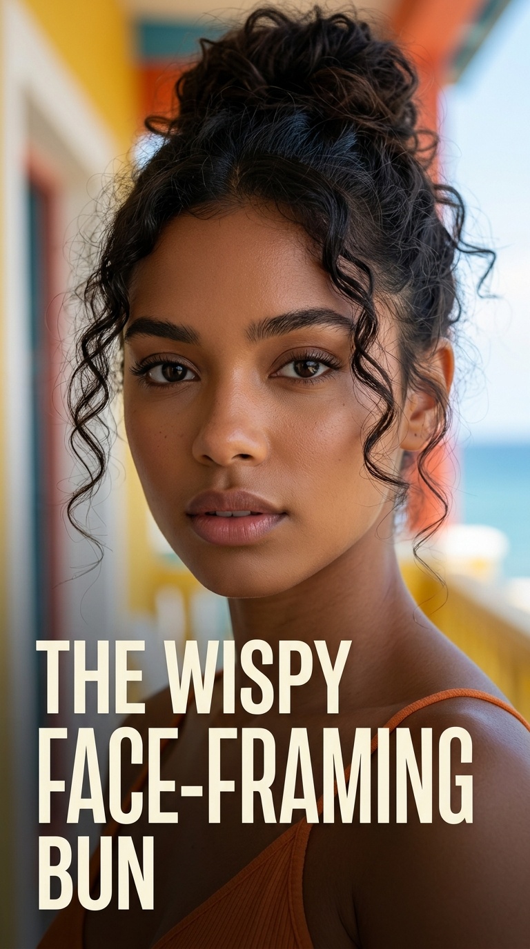 The Wispy Face-Framing Bun