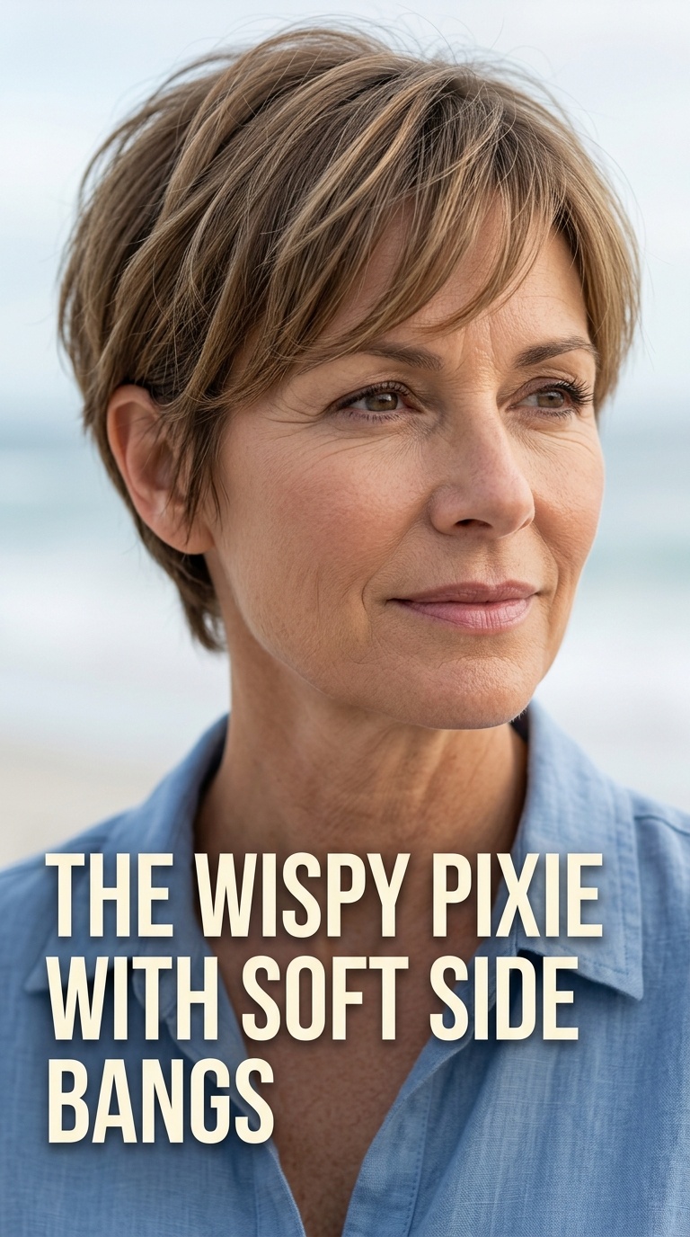 The Wispy Pixie with Soft Side Bangs