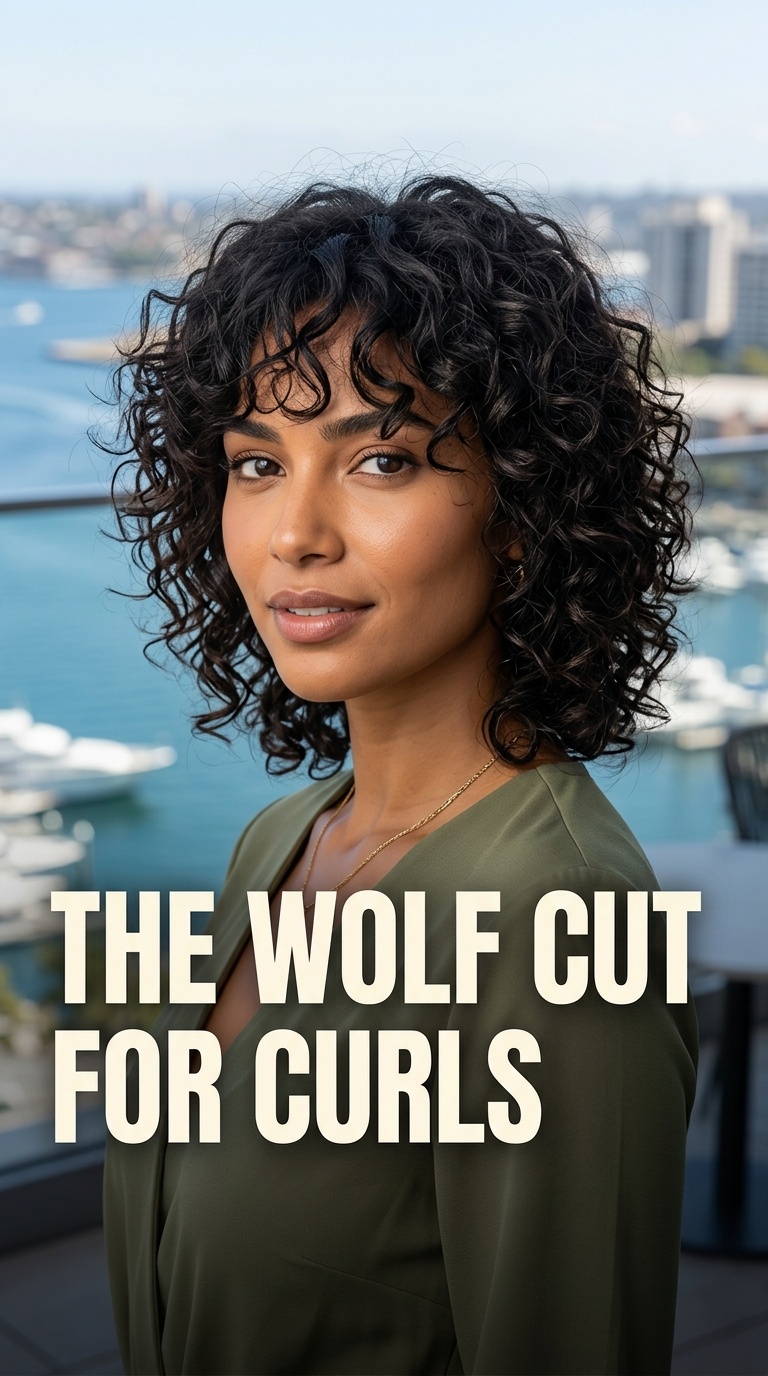 The Wolf Cut for Curls