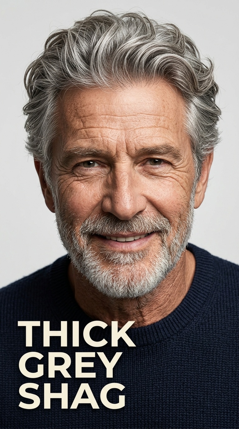 Thick Grey Shag