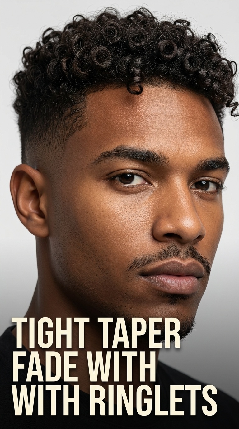 Tight Taper Fade with Ringlets