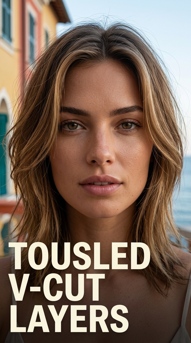 Tousled V-Cut Layers