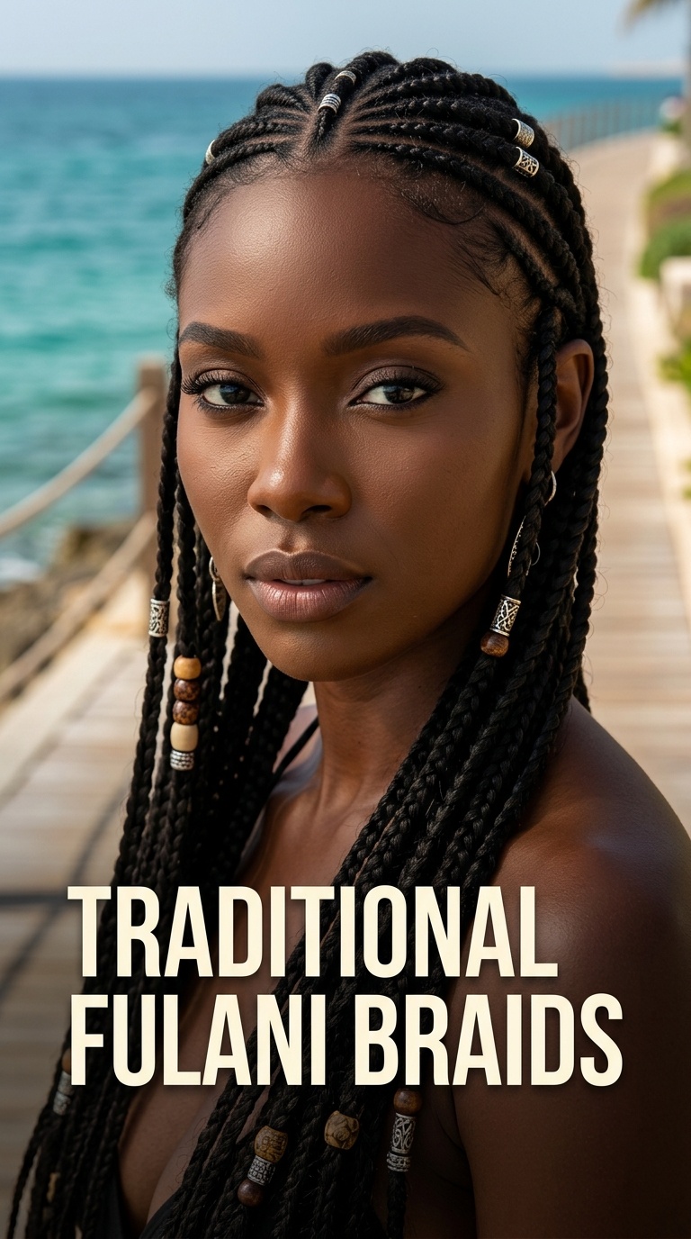Traditional Fulani Braids