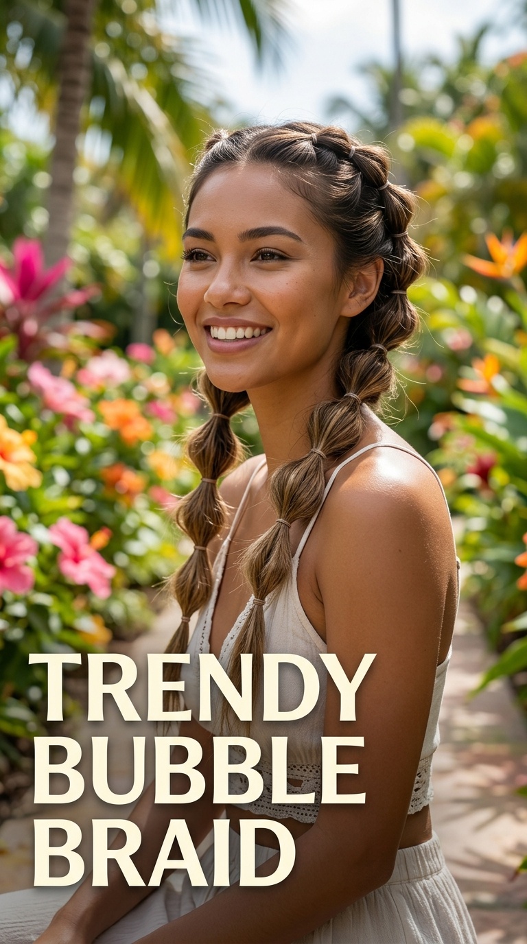 Trendy Bubble Braid