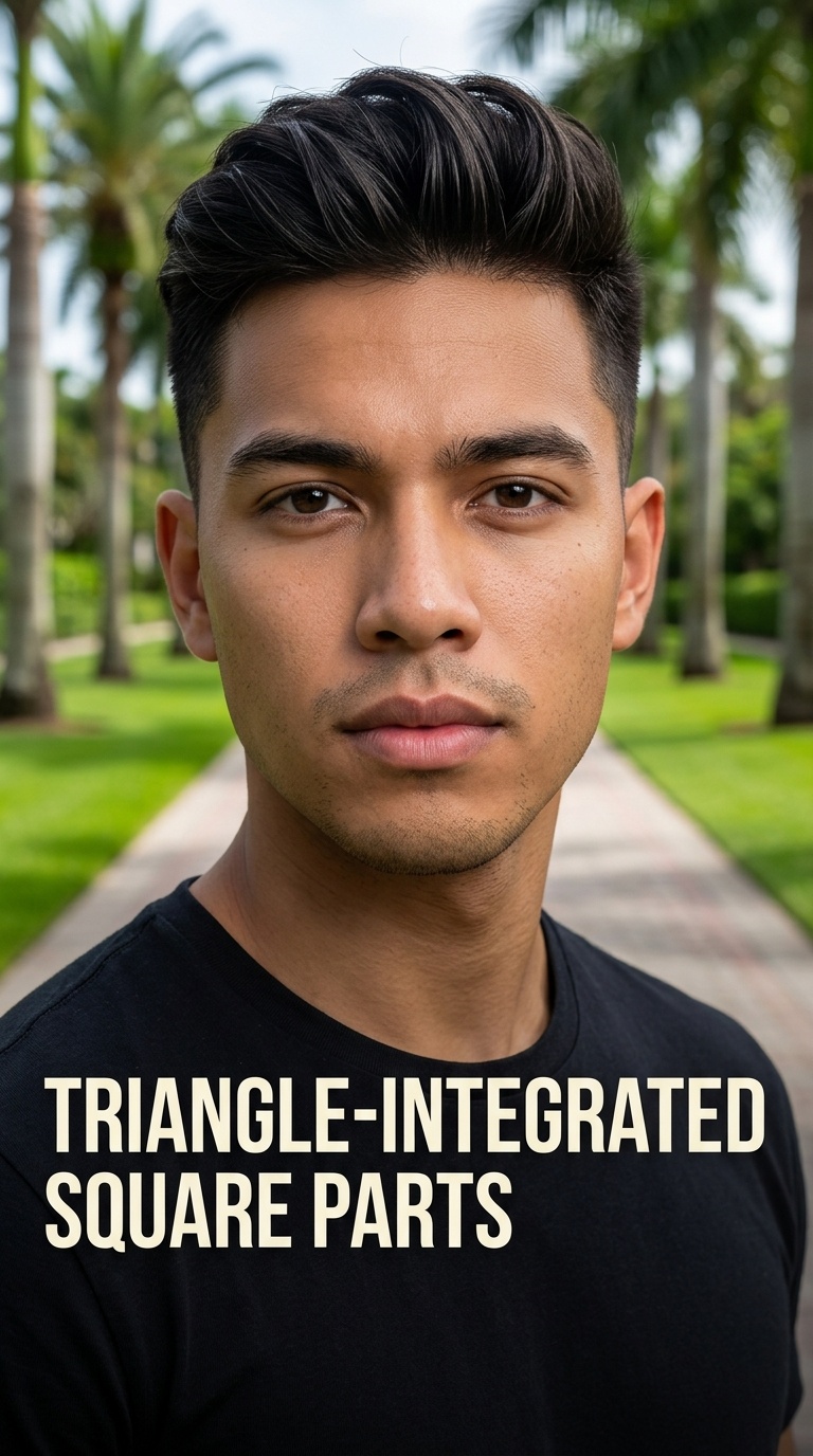 Triangle-Integrated Square Parts