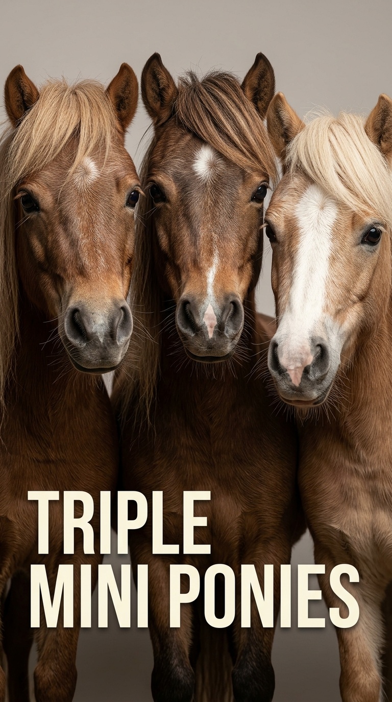 Triple Mini Ponies