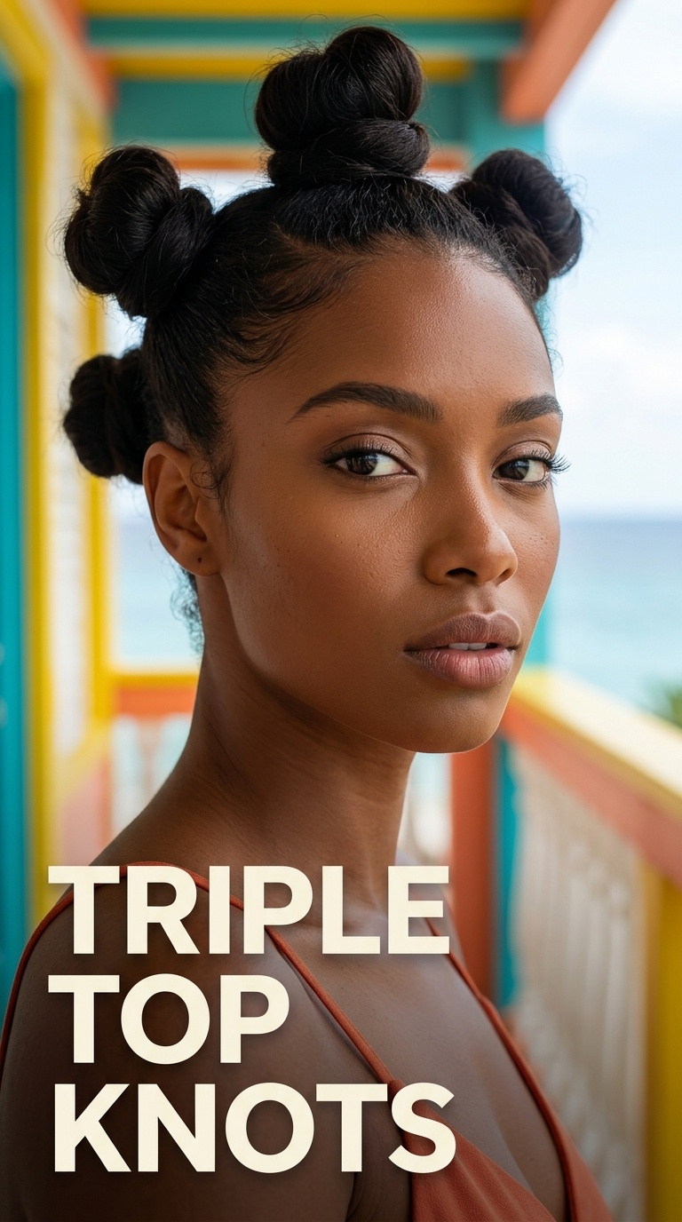 Triple Top Knots