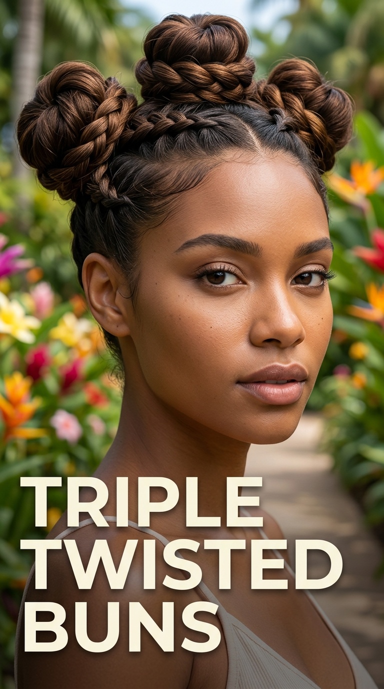 Triple Twisted Buns