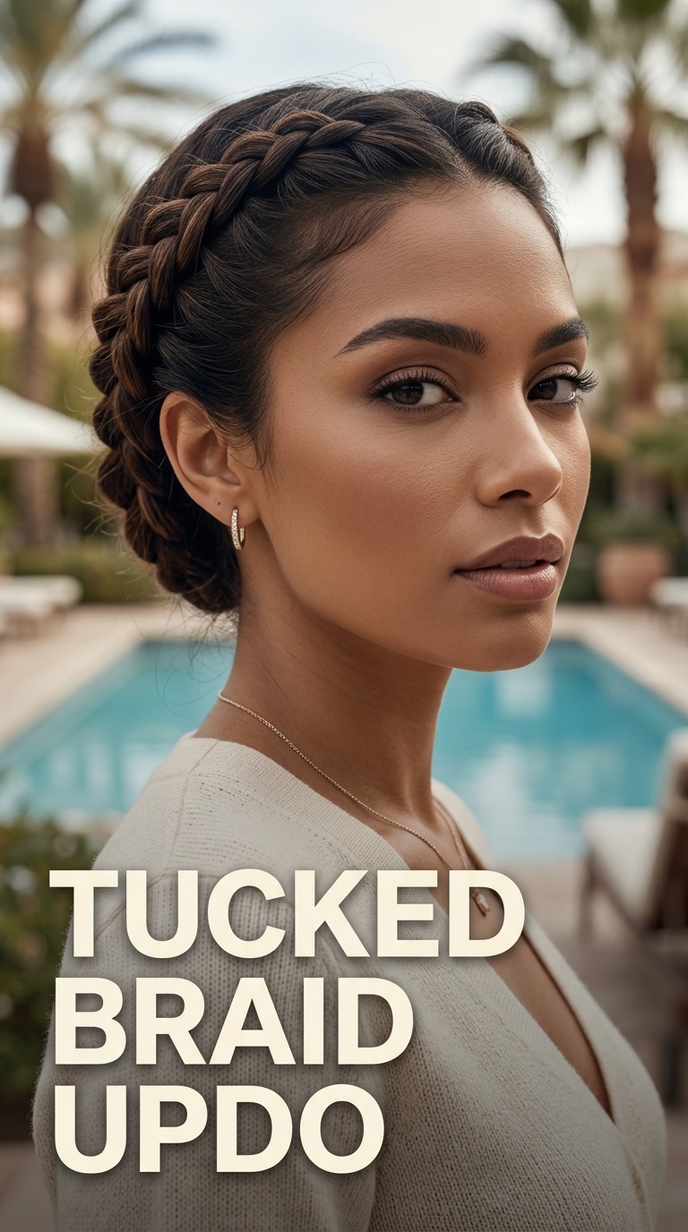 Tucked Braid Updo