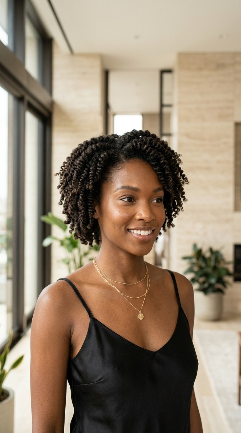 Twist Out For Short Natural Hair