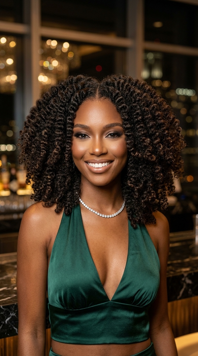 Twist Out Prom Hairstyles