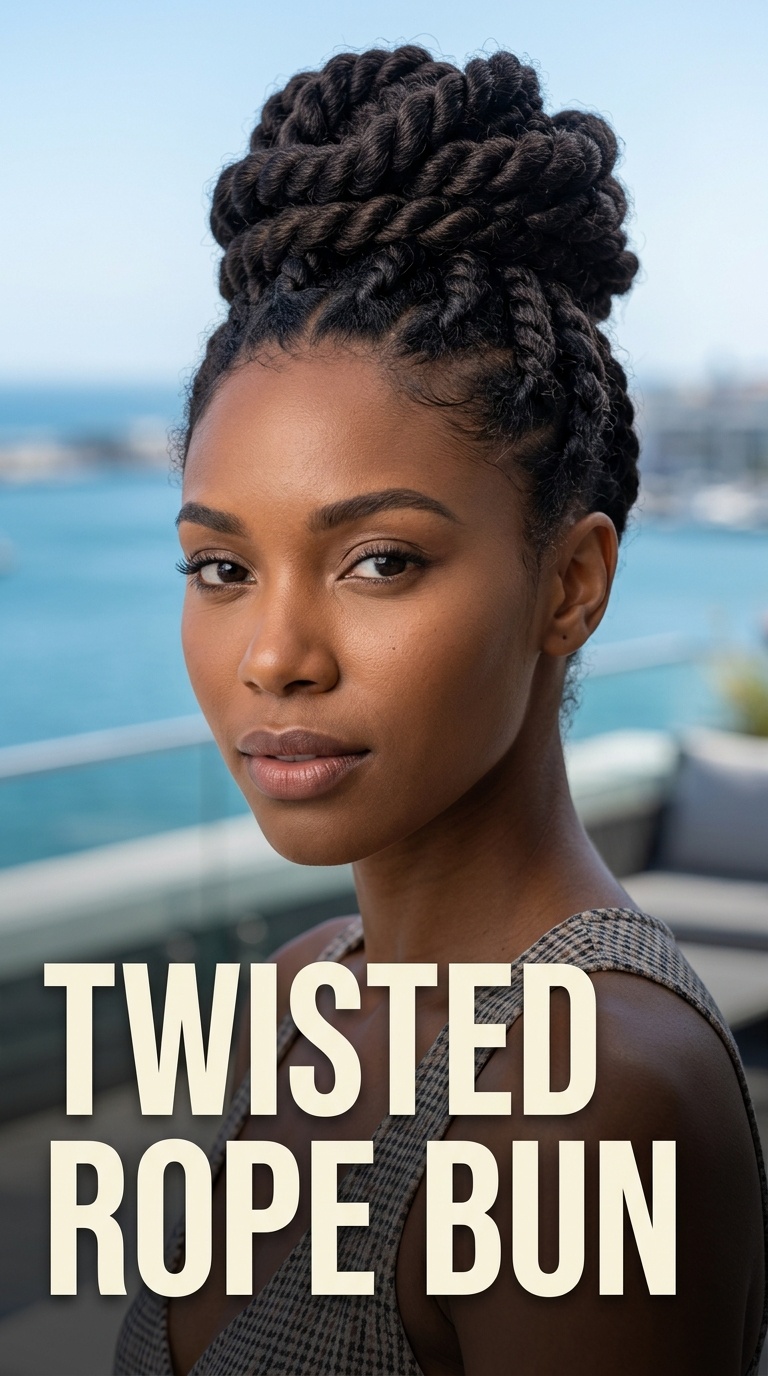Twisted Rope Bun