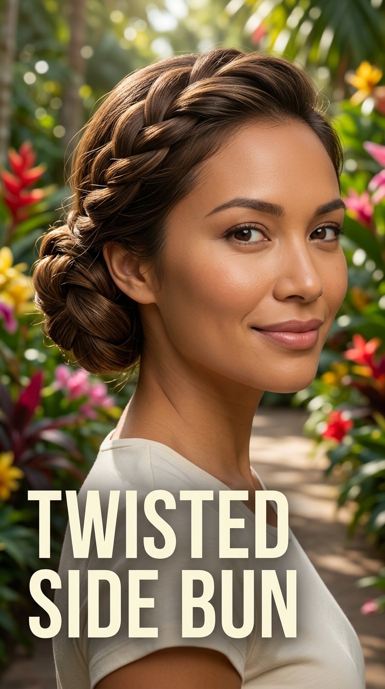 Twisted Side Bun