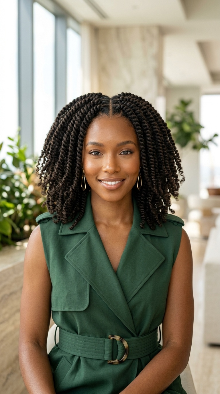 Two Strand Twists Natural Hair