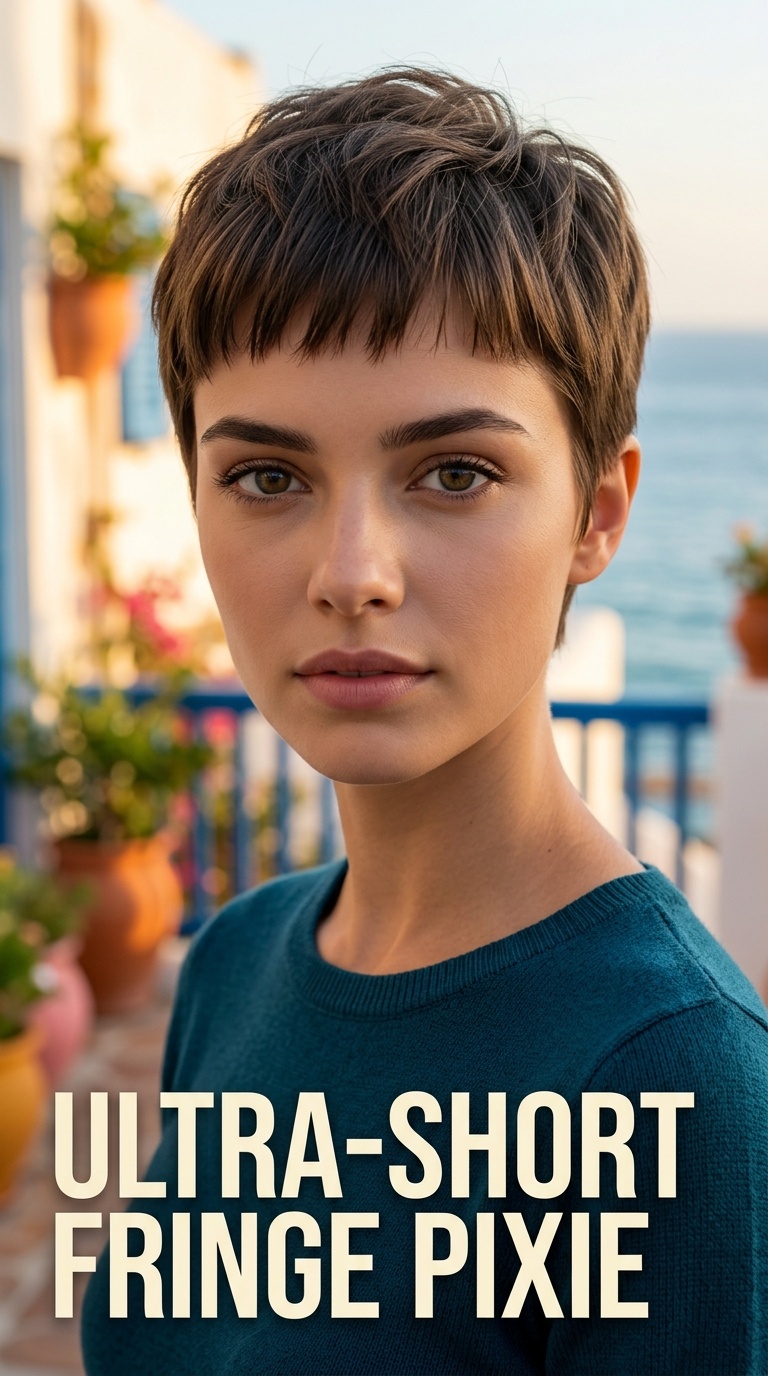 Ultra-Short Fringe Pixie