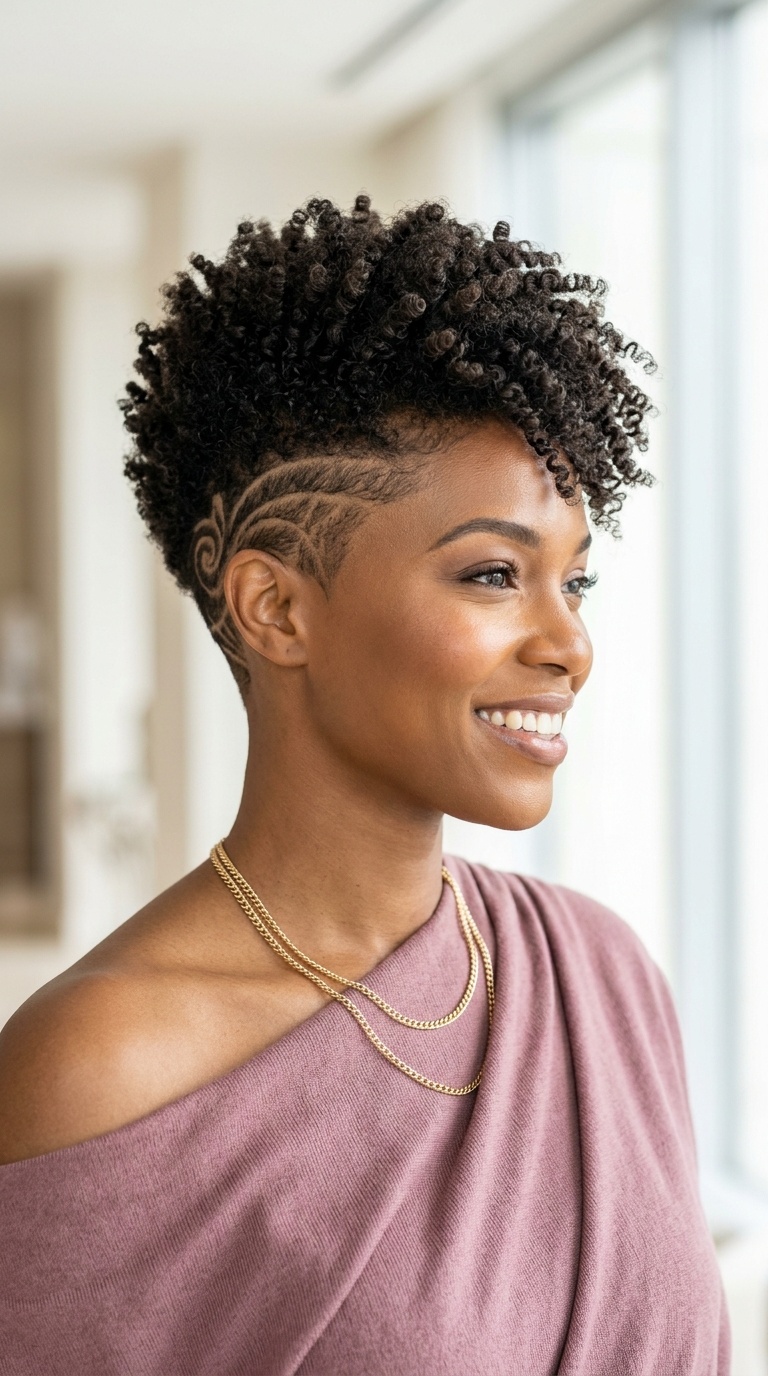 Undercut Designs For Black Women