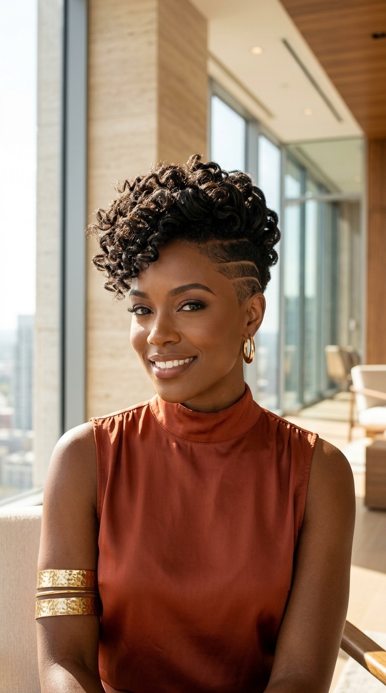 Undercut For Black Women Hair