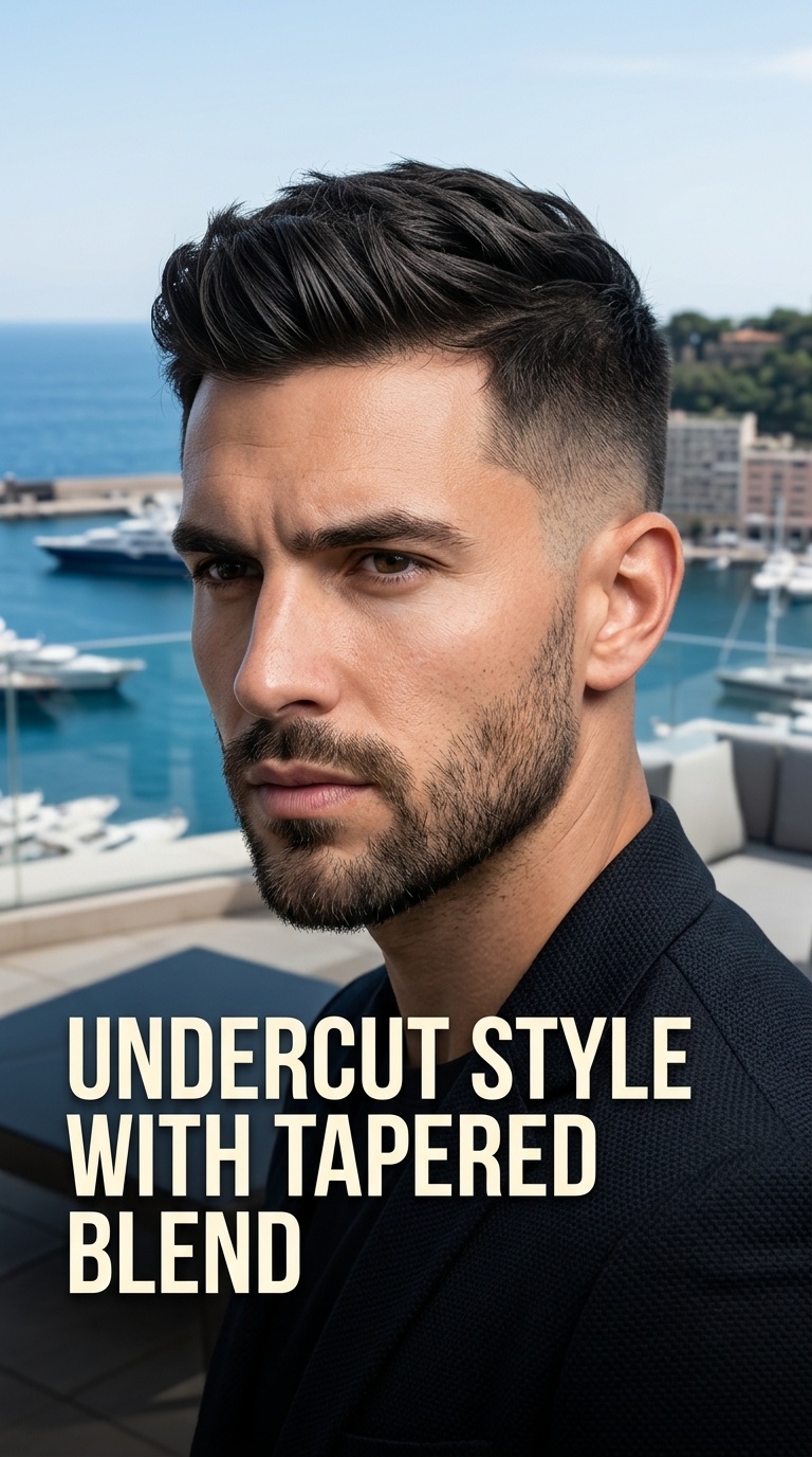 Undercut Style with Tapered Blend