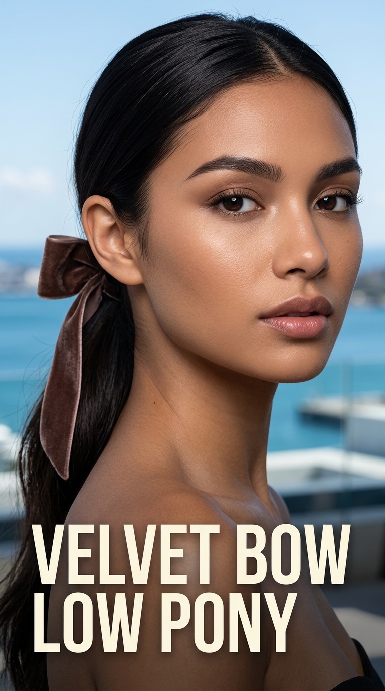 Velvet Bow Low Pony