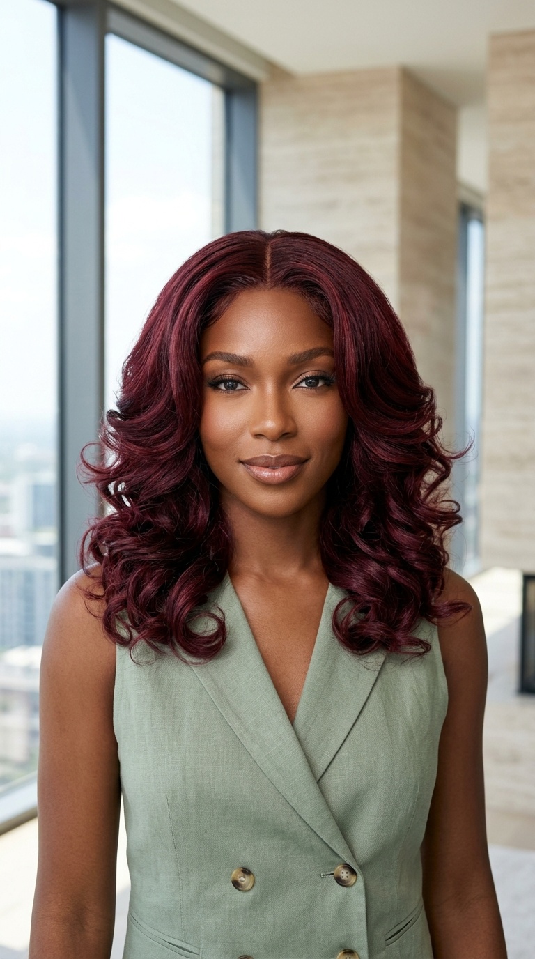 Velvet Burgundy Hair Dye