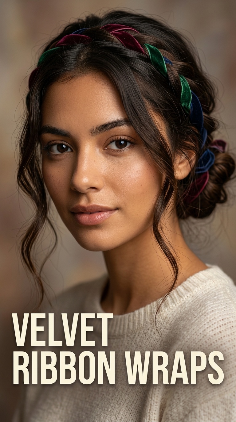 Velvet Ribbon Wraps