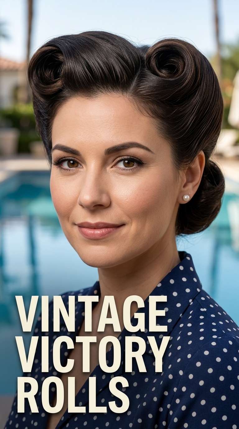Vintage Victory Rolls
