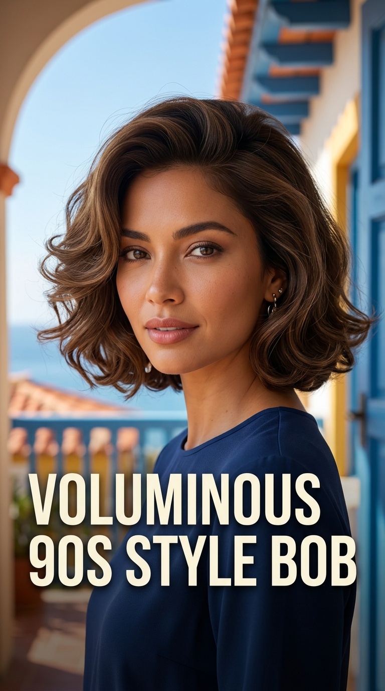 Voluminous 90s Style Bob