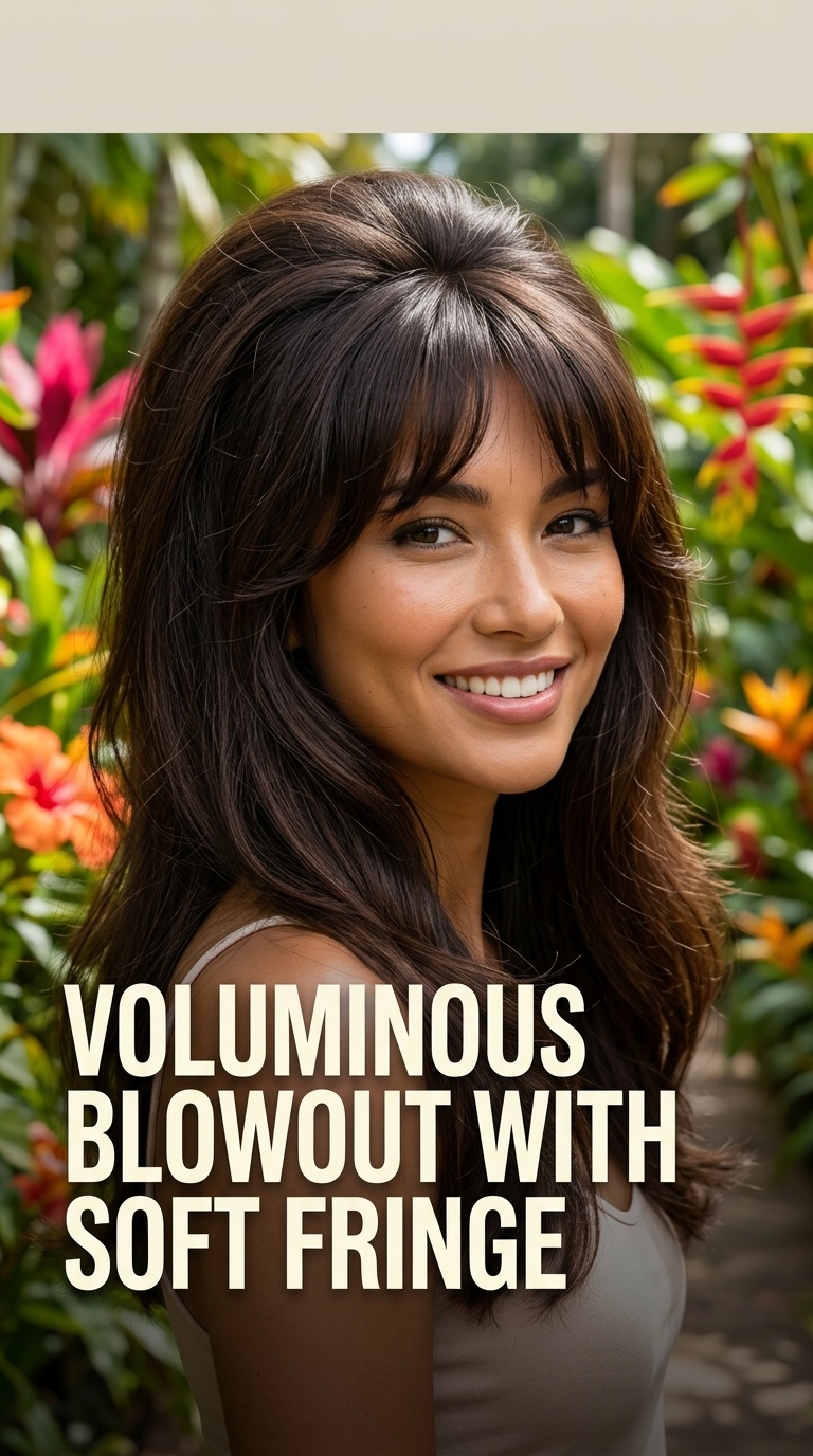 Voluminous Blowout with Soft Fringe