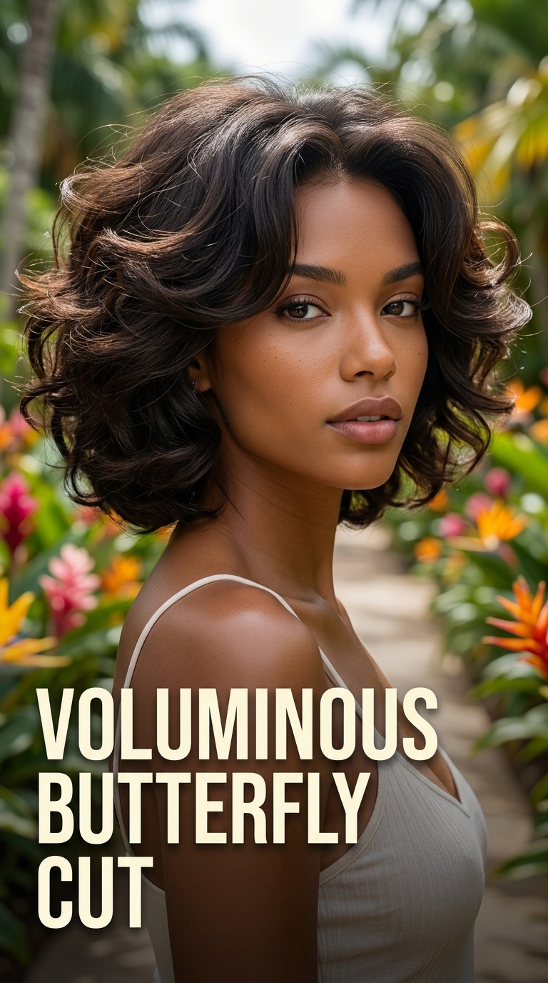 Voluminous Butterfly Cut
