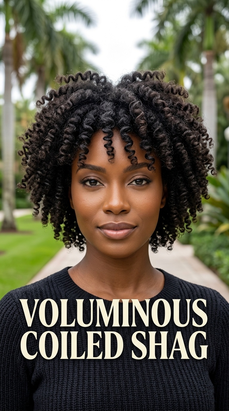 Voluminous Coiled Shag