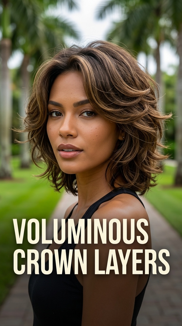 Voluminous Crown Layers