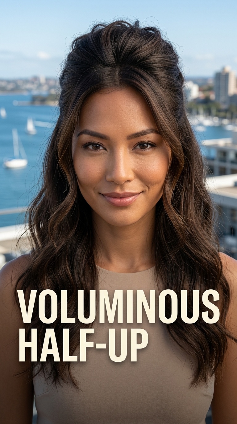Voluminous Half-Up