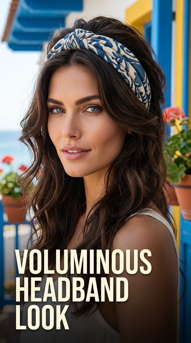 Voluminous Headband Look