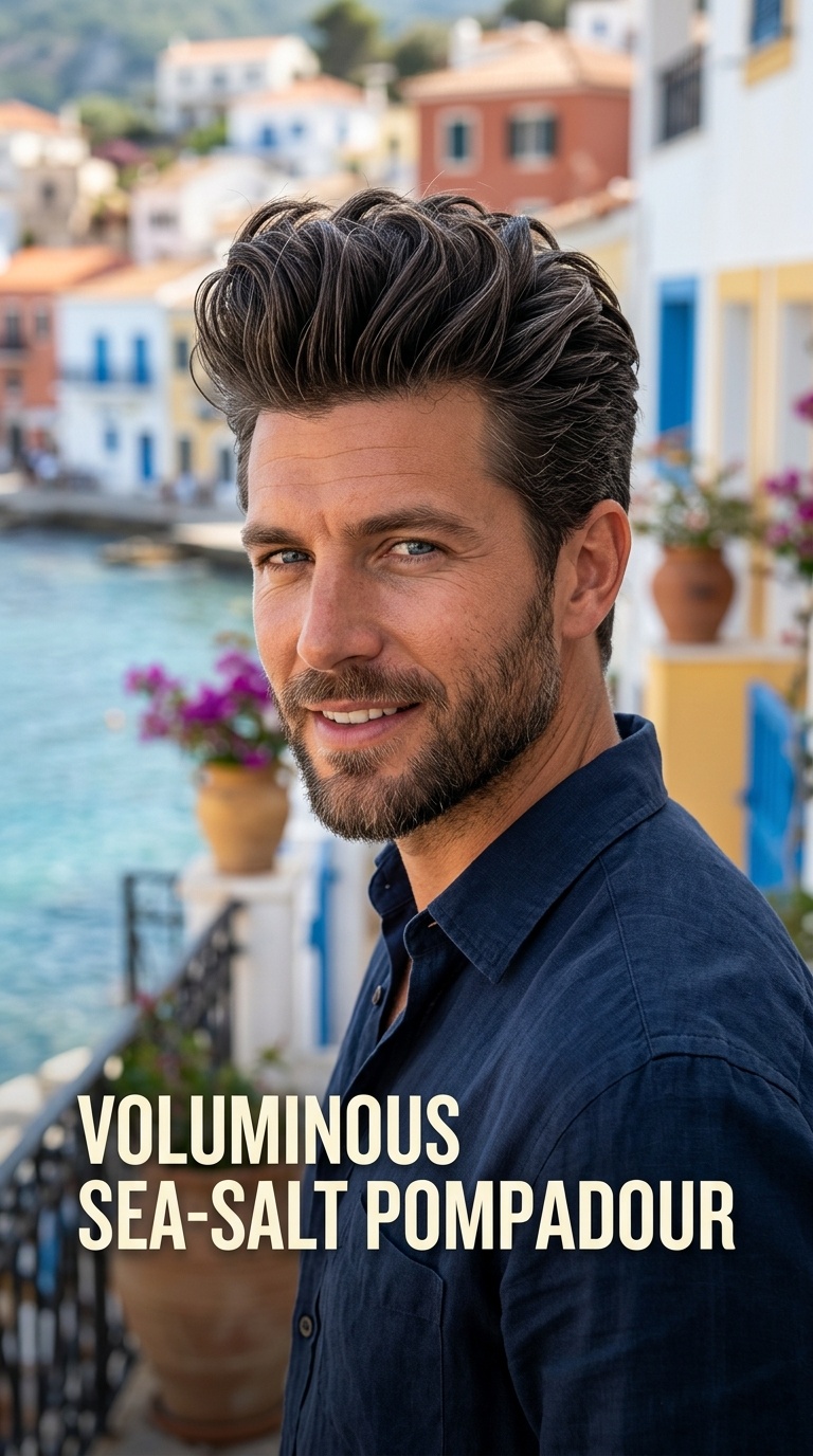 Voluminous Sea-Salt Pompadour