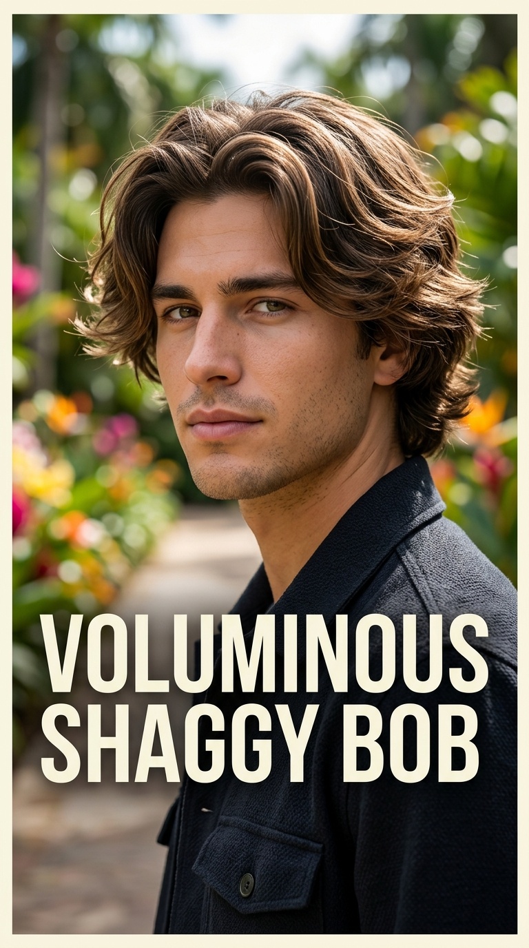 Voluminous Shaggy Bob