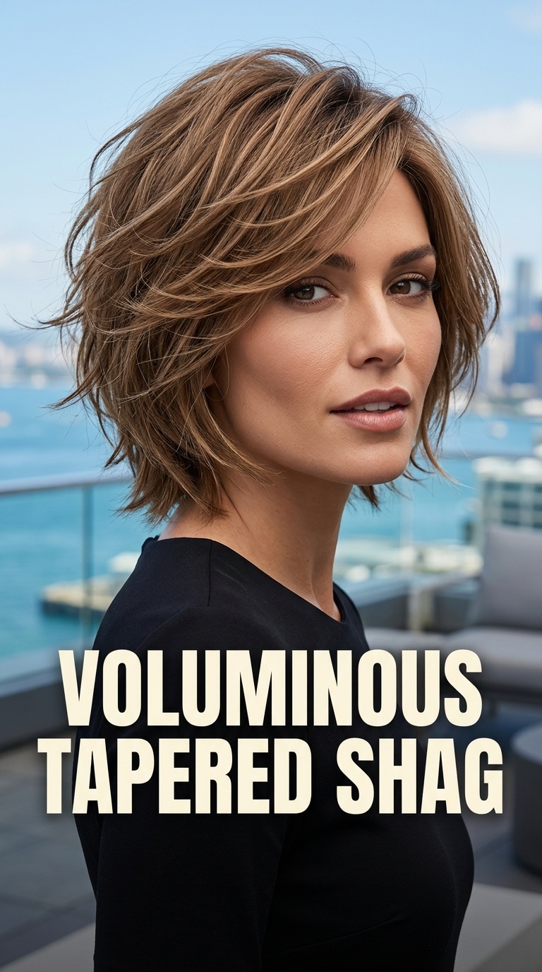 Voluminous Tapered Shag