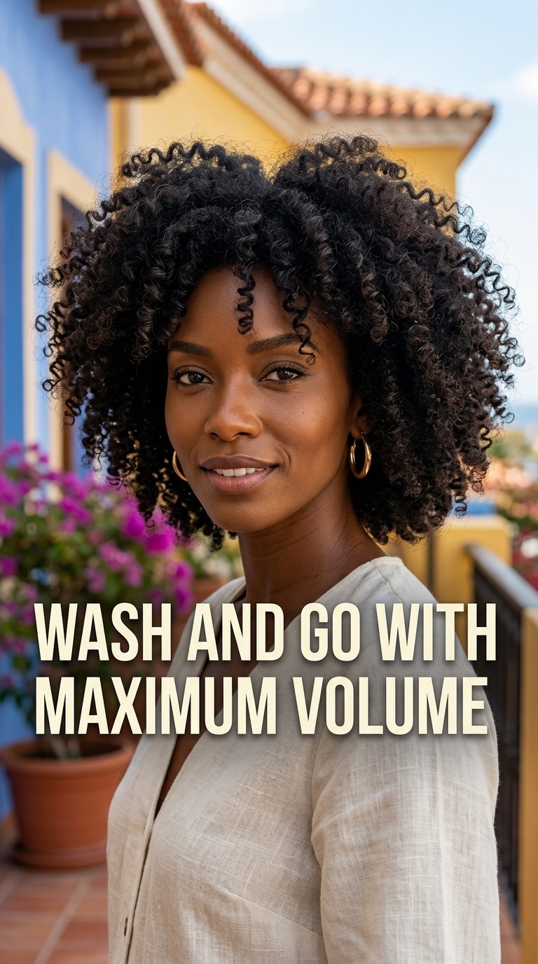 Wash and Go with Maximum Volume