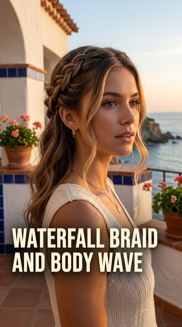 Waterfall Braid and Body Wave