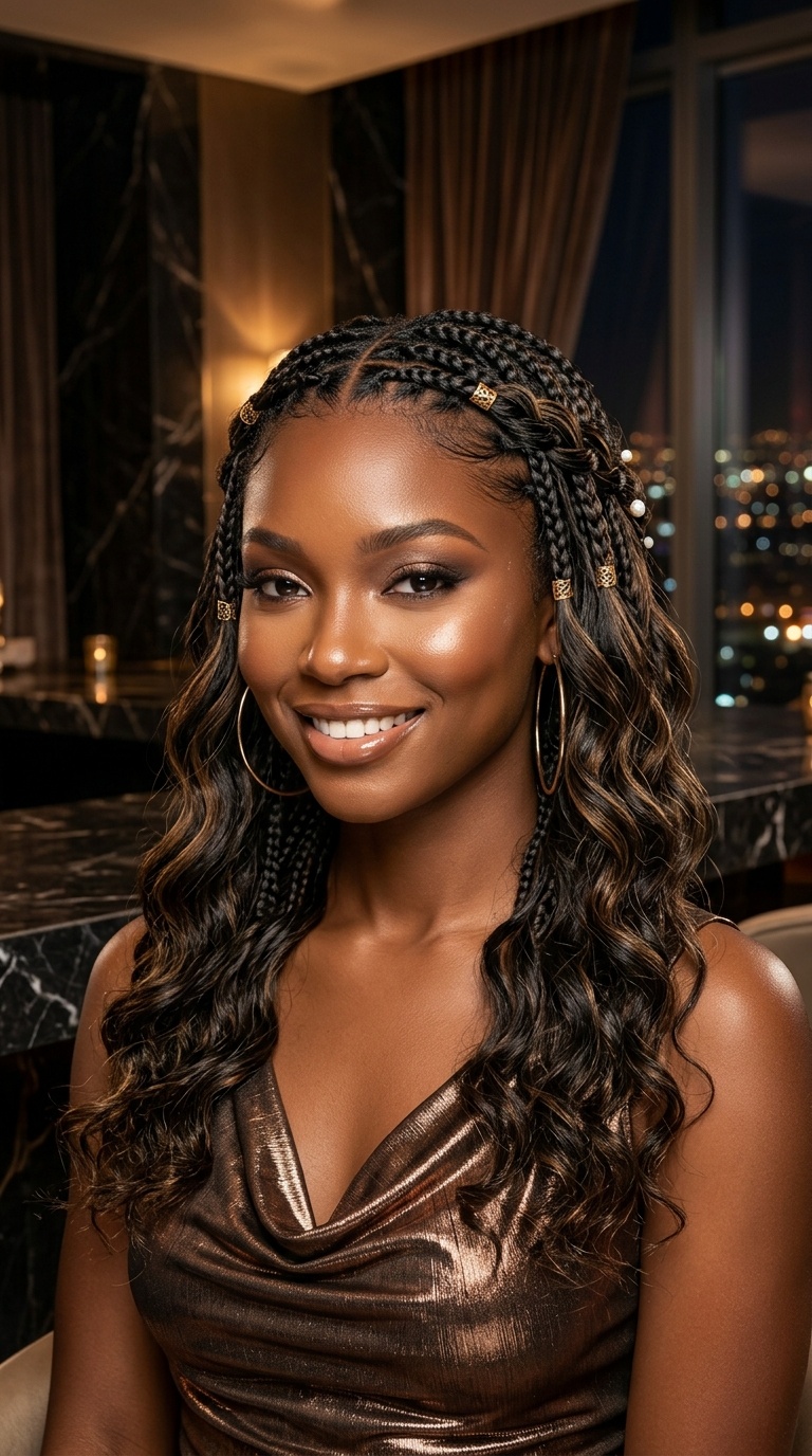 Waterfall Braid Prom Hairstyles
