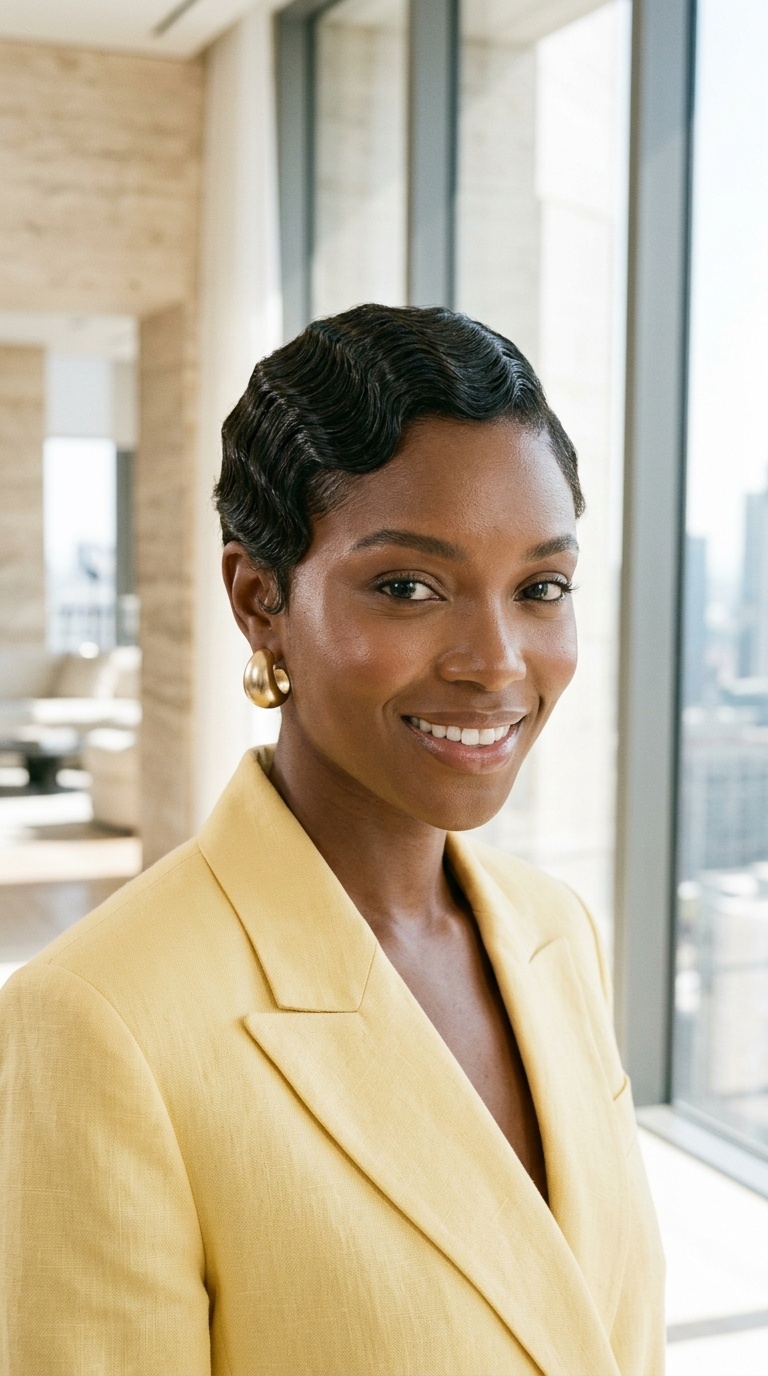 Waves Low Cut Black Women