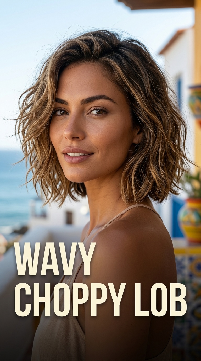 Wavy Choppy Lob