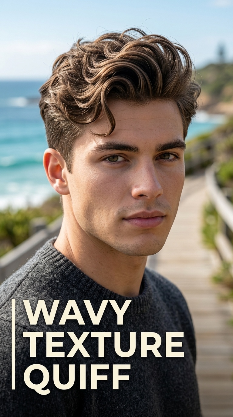 Wavy Texture Quiff