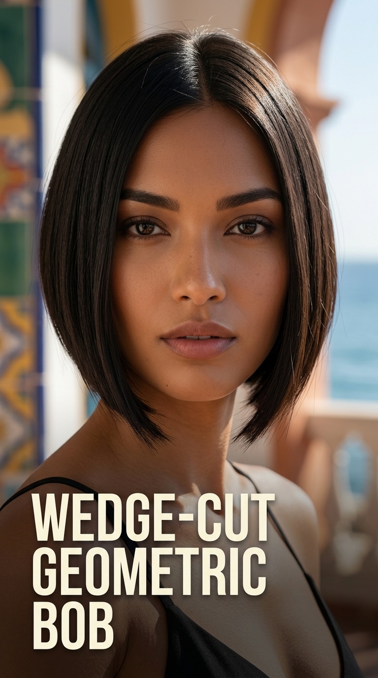 Wedge-Cut Geometric Bob