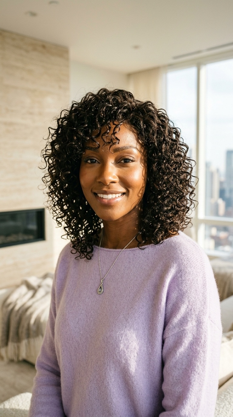 Wet And Wavy Curly Wig