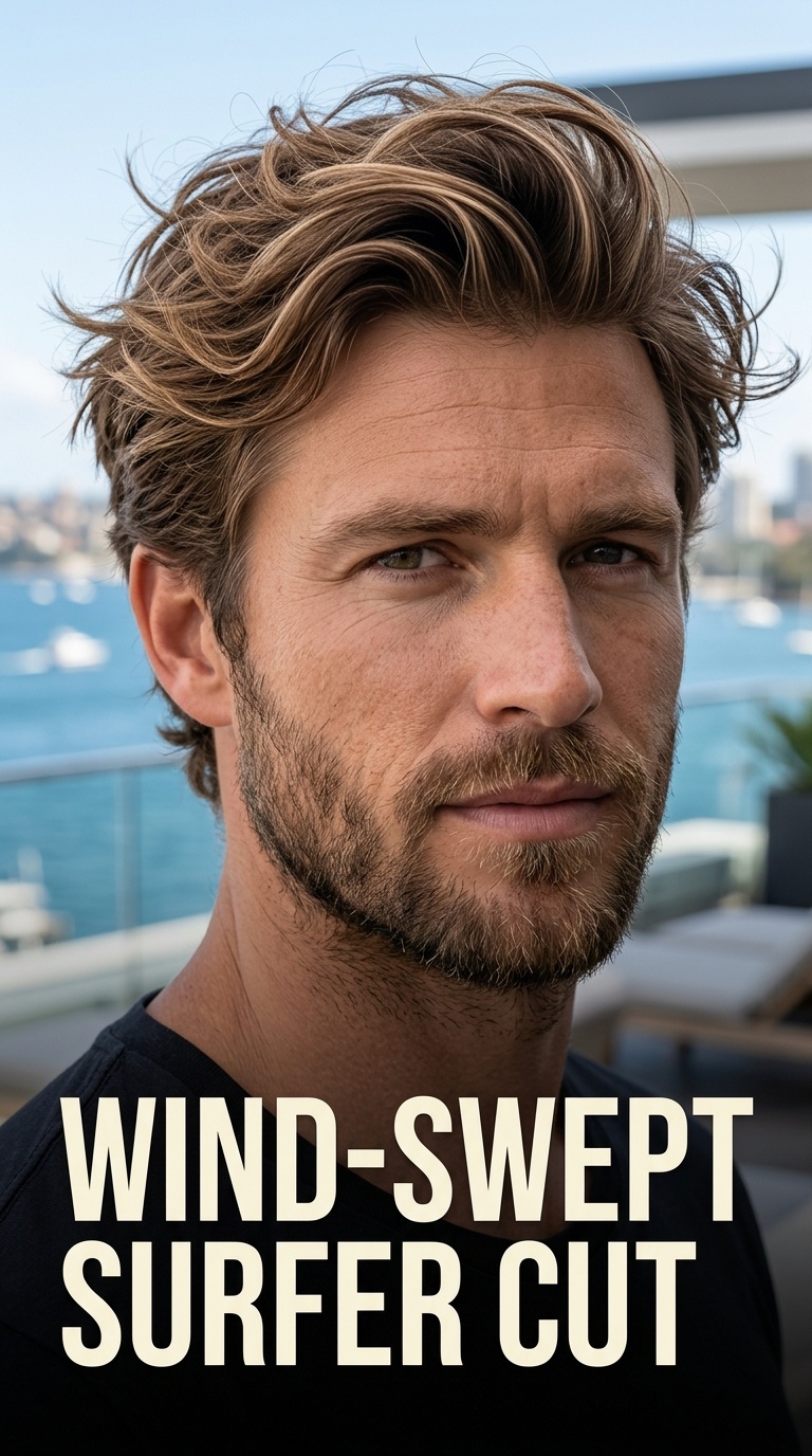 Wind-Swept Surfer Cut